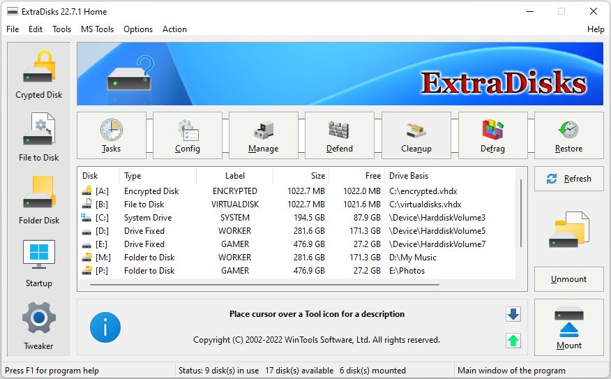 虚拟磁盘 ExtraDisks Home v24.0