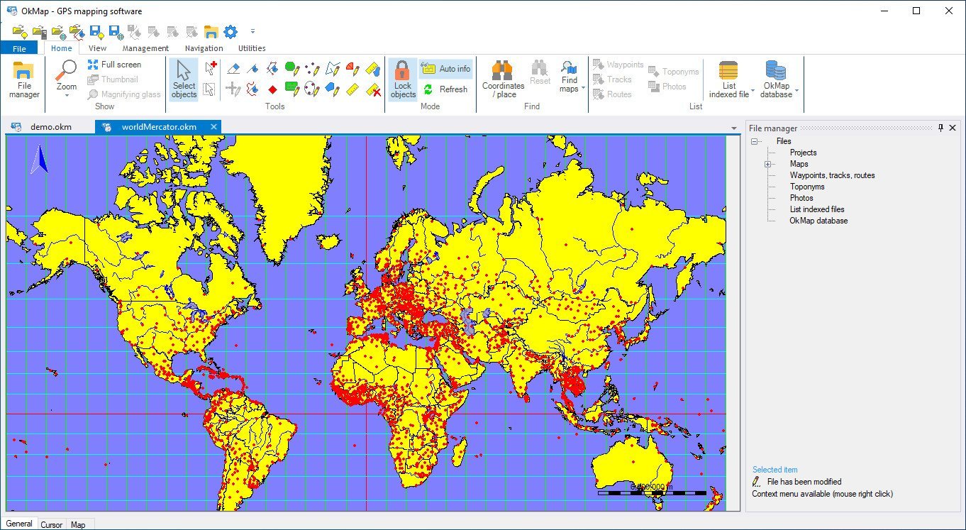GPS地图工具 OkMap Desktop v18.1 x64